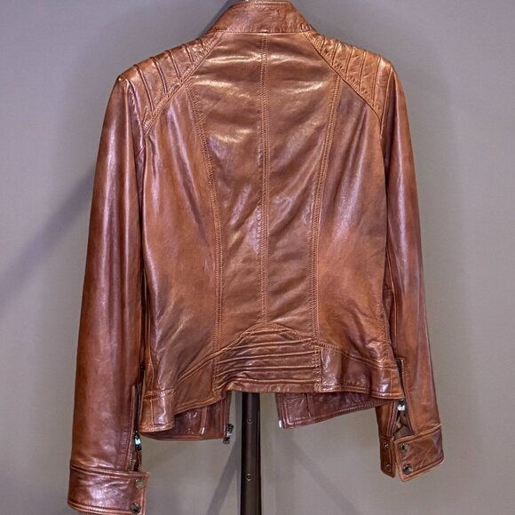 Bod & Christensen Leather Jacket  - Whiskey Leather - S - Picture 6 of 6